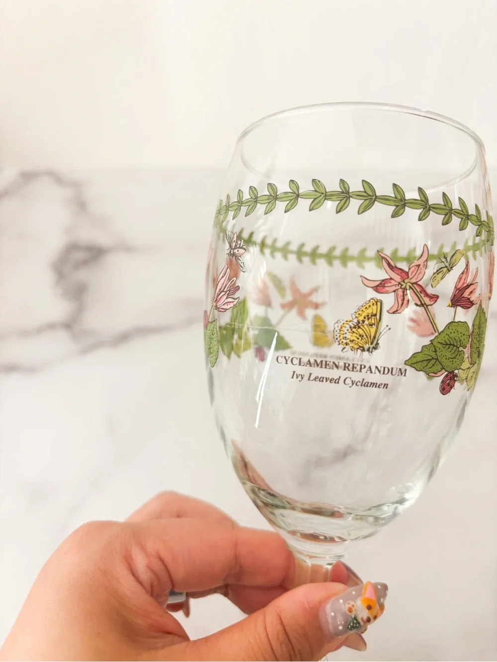 Portmeirion wine glass